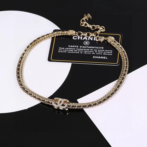 Chanel. Jewelry - 🍡CHANEL Petite Leather Belt Necklace, of high-end quality